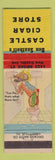 Matchbook Cover - Saathoff's Castle Cigar Store New Castle PA hillbilly