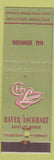 Matchbook Cover - Haver Lockhart Kansas City MO Hal Johnson