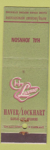 Matchbook Cover - Haver Lockhart Kansas City MO Hal Johnson