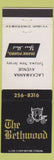 Matchbook Cover - The Bethwood Toptowa NJ