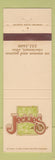 Matchbook Cover - Jeckle's in Hyde Park Cincinnati OH