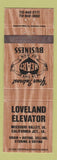 Matchbook Cover - Loveland Elevator Missouri Valley California Junction IA grain