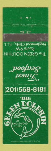 Matchbook Cover - Green Dolphin of Englewood Cliffs NJ WEAR