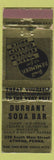 Matchbook Cover - Durrant Soda Bar Athens PA gold