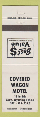 Matchbook Cover - Covered Wagon Motel Cody WY