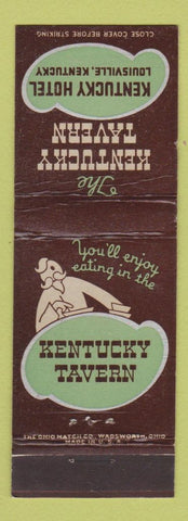 Matchbook Cover - Kentucky Tavern Hotel Louisville KY