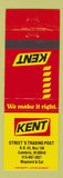 Matchbook Cover - Kent Feed Street's Trading Cambria IA