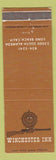 Matchbook Cover - Winchester Inn Long Beach CA rifle