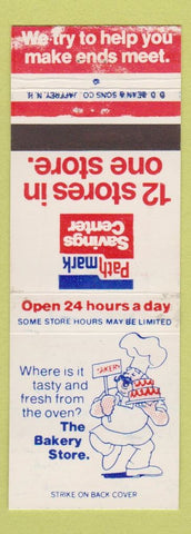 Matchbook Cover - Path Mark Savings Grocery Bakery Store #4