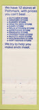 Matchbook Cover - Path Mark Savings Grocery Bakery Store #4