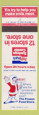 Matchbook Cover - Path Mark Savings Grocery Frozen Food Store #8