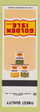 Matchbook Cover - Golden Isle Foods Canned Vegetables