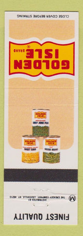 Matchbook Cover - Golden Isle Foods Canned Vegetables