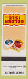 Matchbook Cover - Golden Isle Foods Strawberries Whipped Cream