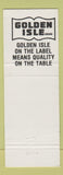 Matchbook Cover - Golden Isle Foods Soap