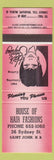 Matchbook Cover - House of Hair Fashions Saint John NB girlie red