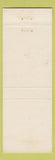 Matchbook Cover - Wholesale Motors Cars Lewiston PA teal