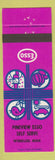 Matchbook Cover - Pineview Esso oil gas Winkler MB purple