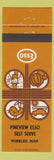 Matchbook Cover - Pineview Esso oil gas Winkler MB tan