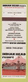 Matchbook Cover - Indian Head Resort North Woodstock NH