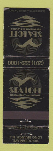 Matchbook Cover - Sea Loft Restaurant Long Branch NJ WEAR