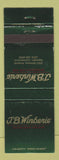 Matchbook Cover - JB Winberie Restaurant Hamden CT