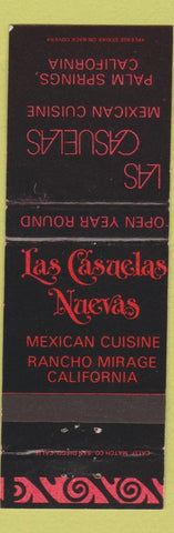Matchbook Cover - Las Casuelas Nuevas Mexican Restaurant Palm Springs CA