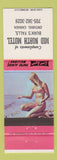 Matchbook Cover - Mid North Motel Burk's Falls ON pinup