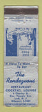 Matchbook Cover - Rendezvous Restaurant Lodi NJ WORN