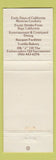Matchbook Cover - Los Padres Mexican Restaurant Sacramento CA