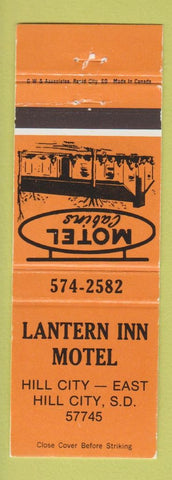 Matchbook Cover - Lantern Inn Motel Hill City SD