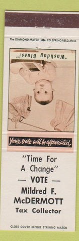Matchbook Cover - Mildred F McDermott Tax Collector
