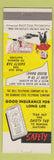 Matchbook Cover Safety Bell Telephone of PA Pennsylvania Safety Tabs Blood Bank