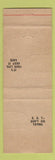 Matchbook Cover Safety Bell Telephone of PA Pennsylvania Safety Tabs Blood Bank