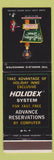 Matchbook Cover - Holiday Inn Des Moines IA North