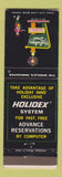 Matchbook Cover - Holiday Inn Costa Mesa CA