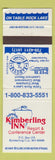 Matchbook Cover - Kimberling Inn Resort Kimberling City MO WEAR