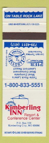 Matchbook Cover - Kimberling Inn Resort Kimberling City MO WEAR