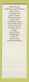 Matchbook Cover - Kimberling Inn Resort Kimberling City MO WEAR