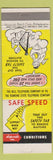 Matchbook Cover - Safety Bell Telephone of PA Pennsylvania Safety Tabs heaven