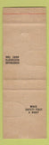 Matchbook Cover - Safety Bell Telephone of PA Pennsylvania Safety Tabs heaven