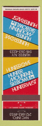 Matchbook Cover - Hunter Mountain Skiing Hunter NY