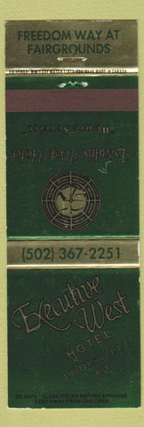 Matchbook Cover - Executive West Hotel Louisville KY