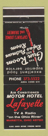 Matchbook Cover - Motor Hotel Lafayette Marietta OH