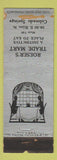 Matchbook Cover - Roeser's Trade Mart Colorado Springs WORN