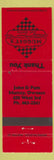 Matchbook Cover - Muggsy's Sub Gallery