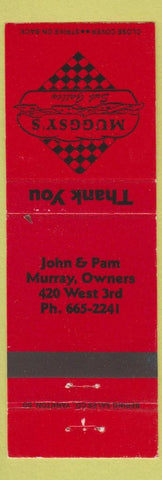 Matchbook Cover - Muggsy's Sub Gallery