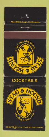 Matchbook Cover - Stag and Hound Restaurant WEAR