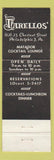 Matchbook Cover - Tarello's Philadelphia PA