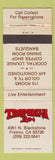 Matchbook Cover - Tropicana Inn Fresno CA WEAR